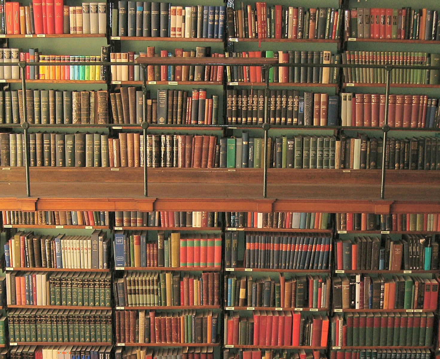 Books in Reading room