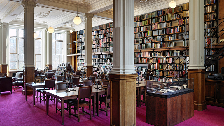 The reading room at the London Library