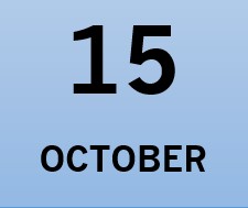 Calendar 15 October