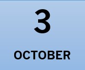 Calendar 3 October