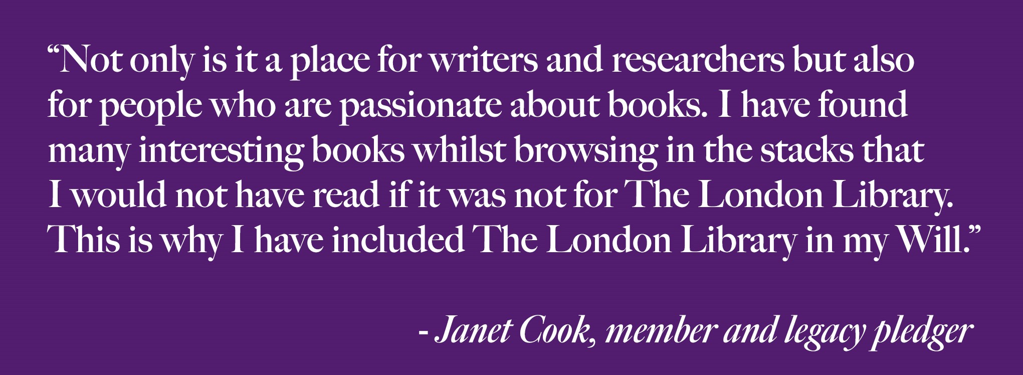 Legacies block Quotes Janet Cook