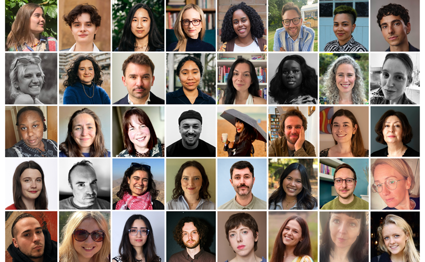 Grid of photos of the people in the Emerging writers cohort 26/27