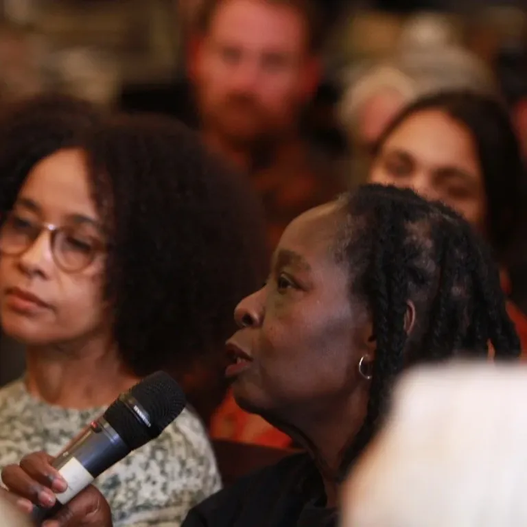 members in an audience