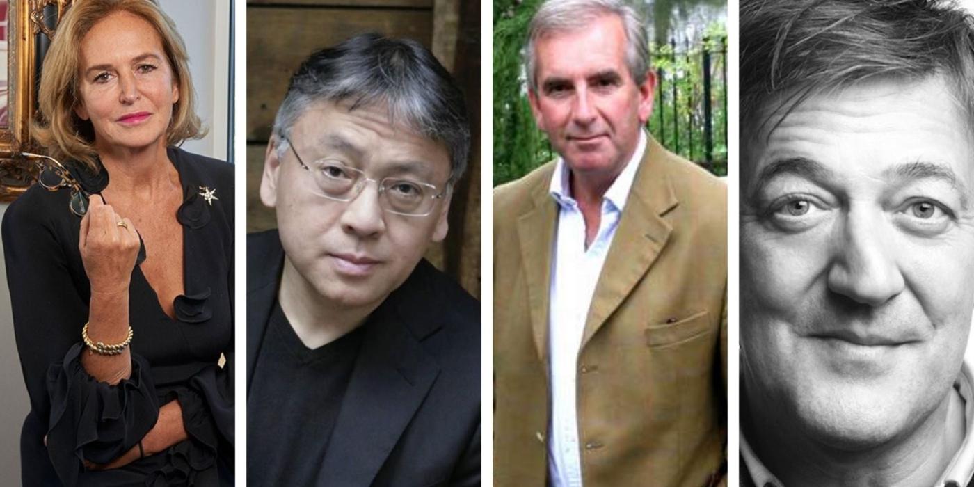 Dame Caroline Michel, Sir Kazuo Ishiguro, Robert Harris CBE, Sir Stephen Fry