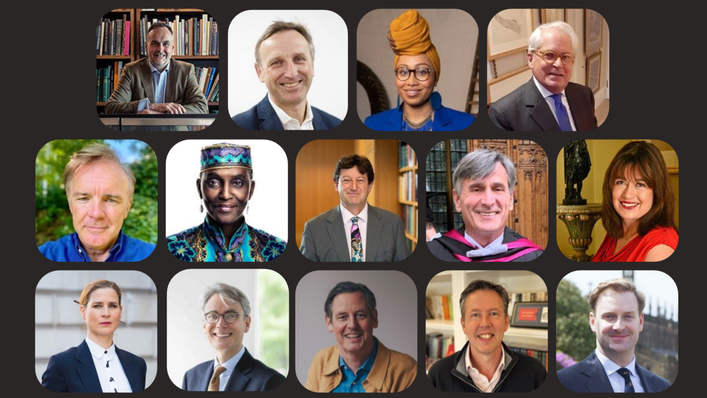 A grid of all the trustee's portraits.