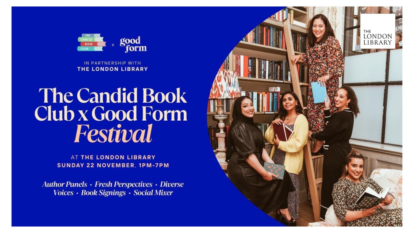 The Candid Book Club x Good Form Festival at The London Library